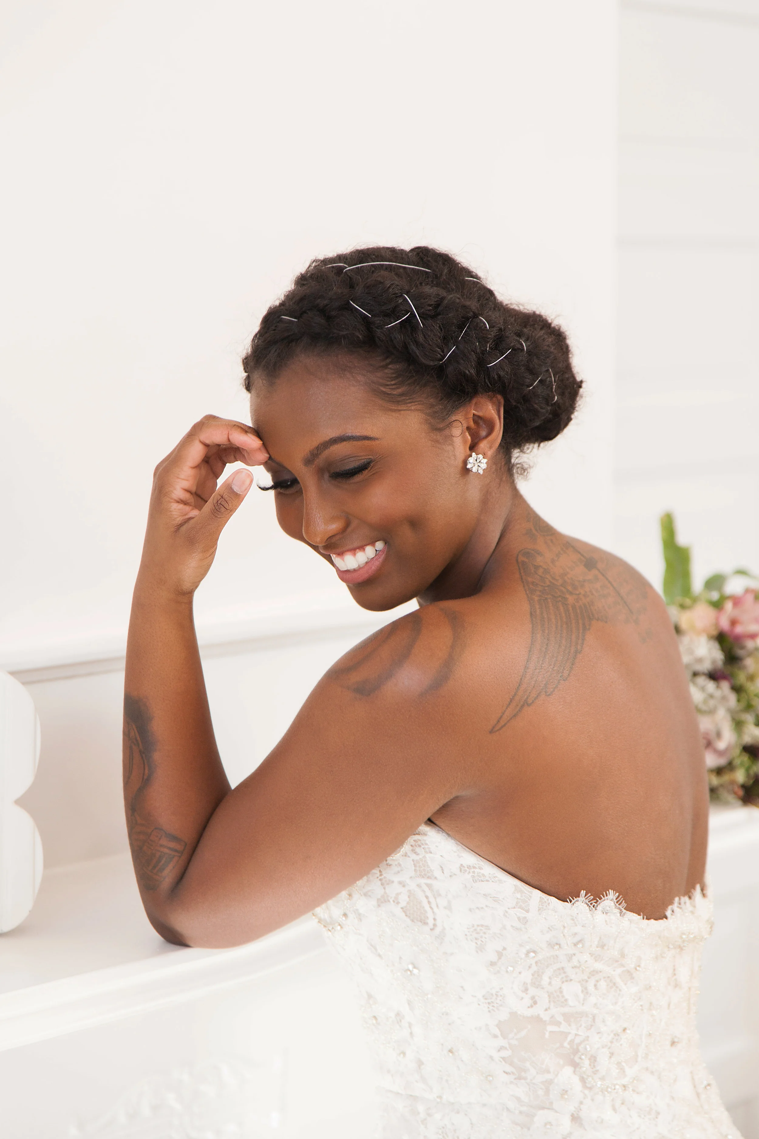 Black BeauTEA Talk Natural Bridal Hairstyles Especially for